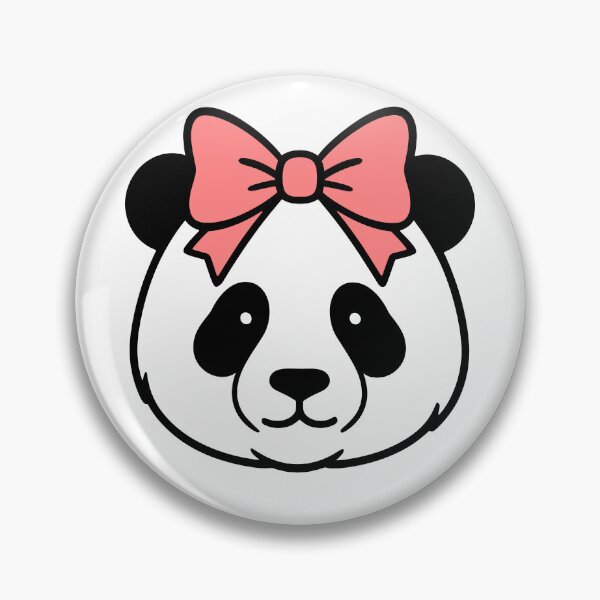 Item preview, Panda with Bow designed and sold by theartfulaspie.