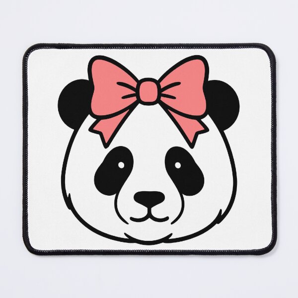 Item preview, Panda with Bow designed and sold by theartfulaspie.