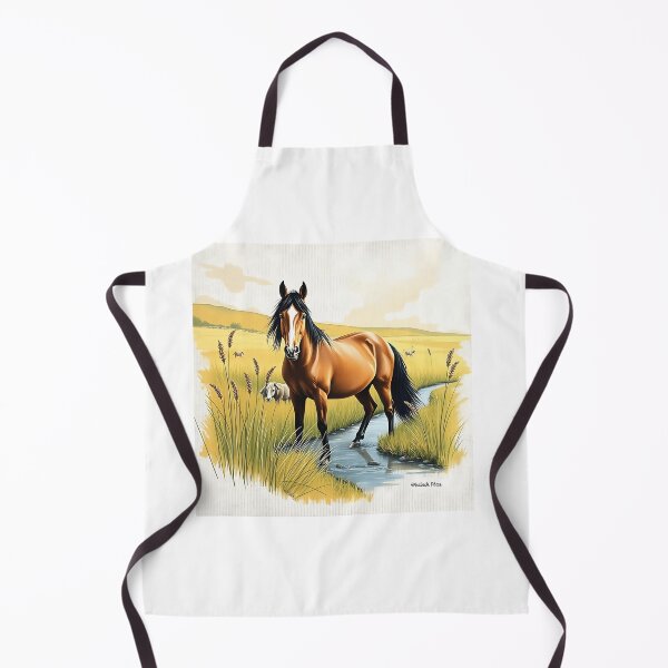 Aperçu de l'œuvre Cheval pastoral aux tons terreux créée et vendue par sharon1210.