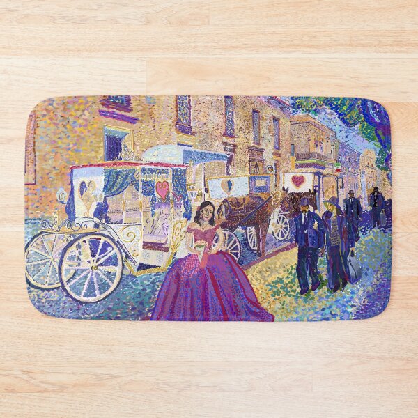 Item preview, La senorita en el vestido rojo (lady in the red dress) designed and sold by Toby Evans.