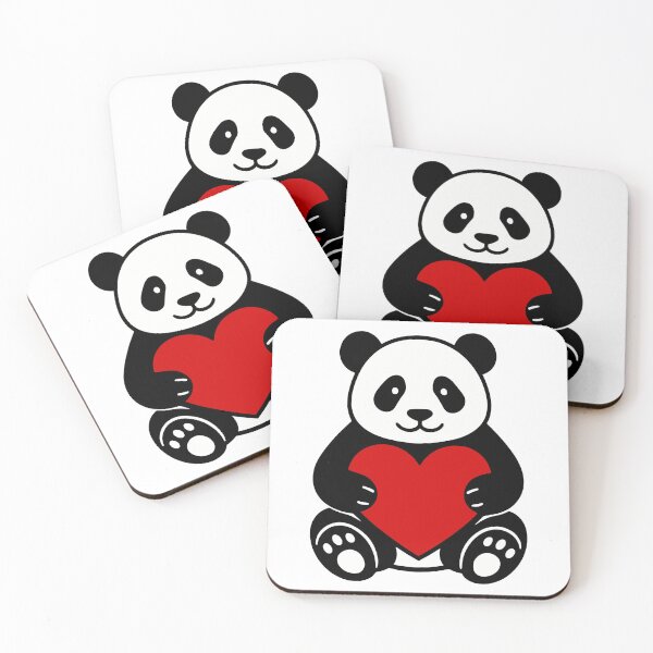 Item preview, Panda with Heart designed and sold by theartfulaspie.