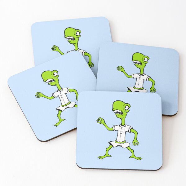 Item preview, Afraid Dinosaur Fear Shy Fearful Panic Scared Monster designed and sold by shirt-o-mat.