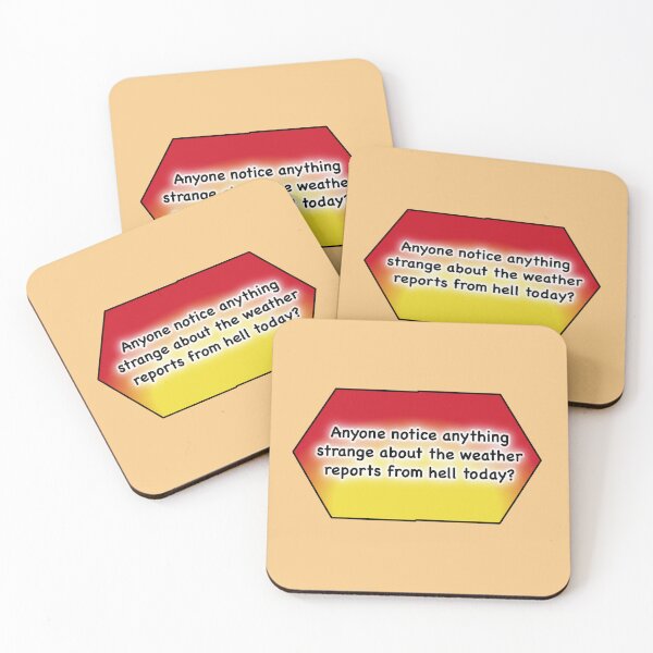 Item preview, Anyone notice anything strange about the weather reports from hell designed and sold by mntimg.
