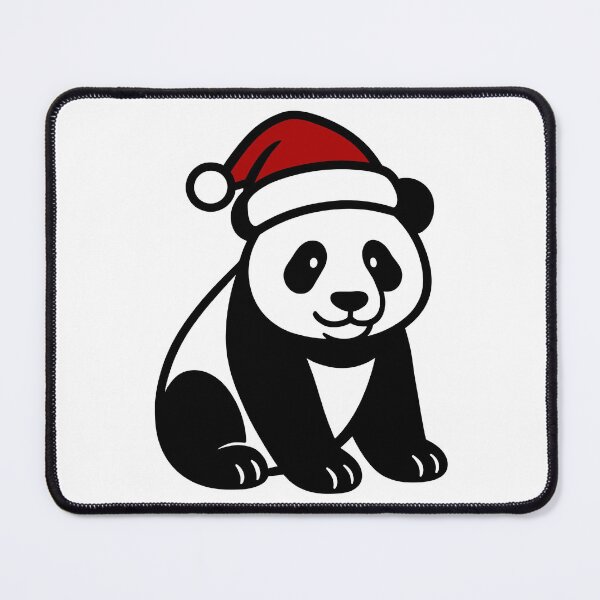 Item preview, Panda with Santa Hat designed and sold by theartfulaspie.