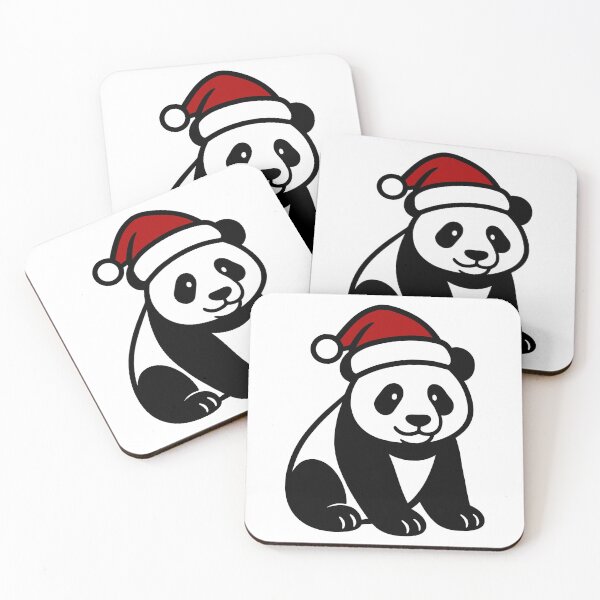 Item preview, Panda with Santa Hat designed and sold by theartfulaspie.