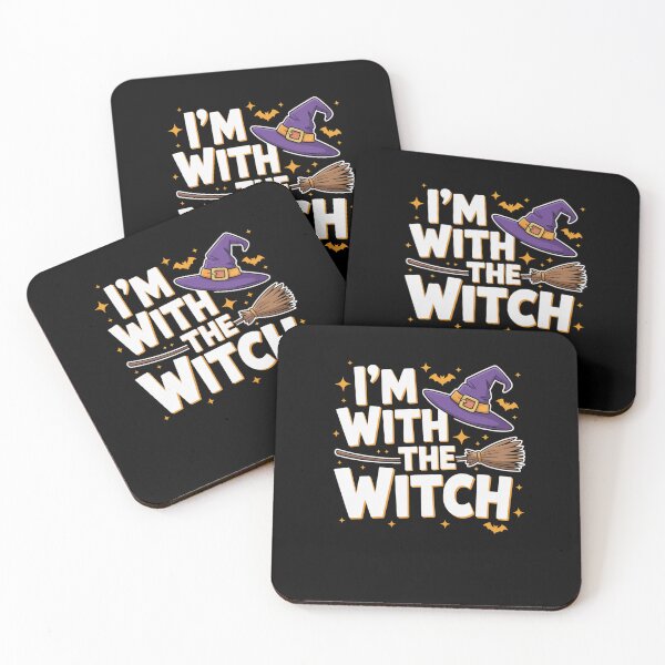 Item preview, I'm With The Witch Halloween Costume Dad Mom group designed and sold by snowry.