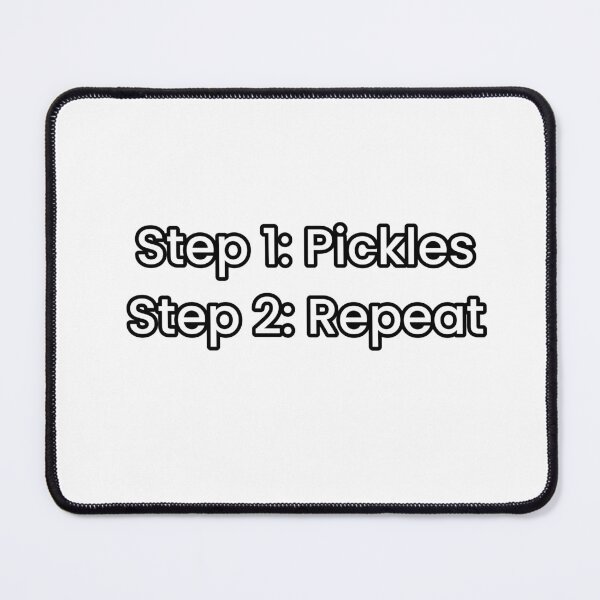 Item preview, Step 1 pickles food ramen minimalist funny love prank weird foodie lover designed and sold by CheeseBlueprint.