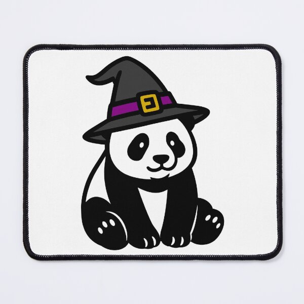 Item preview, Panda with Witch Hat designed and sold by theartfulaspie.