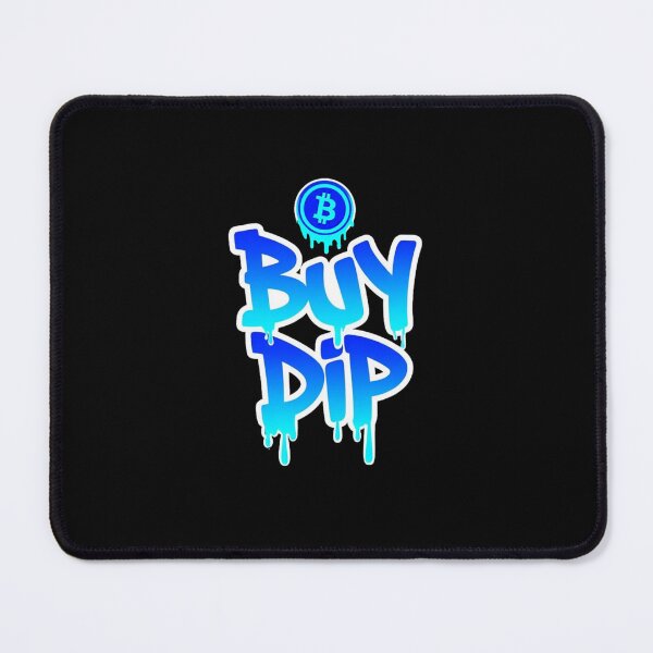 Item preview, Bitcoin Buy Dip Graffiti Artwork designed and sold by RadDeck.