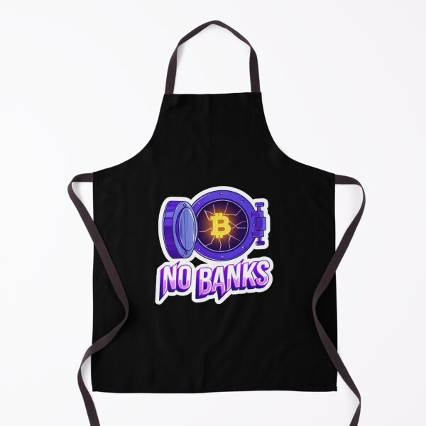 Item preview, Bitcoin No Banks Graffiti Artwork designed and sold by RadDeck.