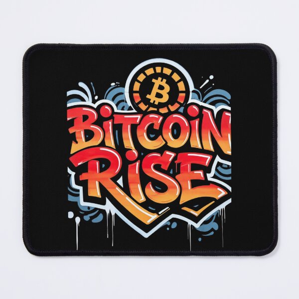 Item preview, Bitcoin Rise Graffiti Artwork designed and sold by RadDeck.
