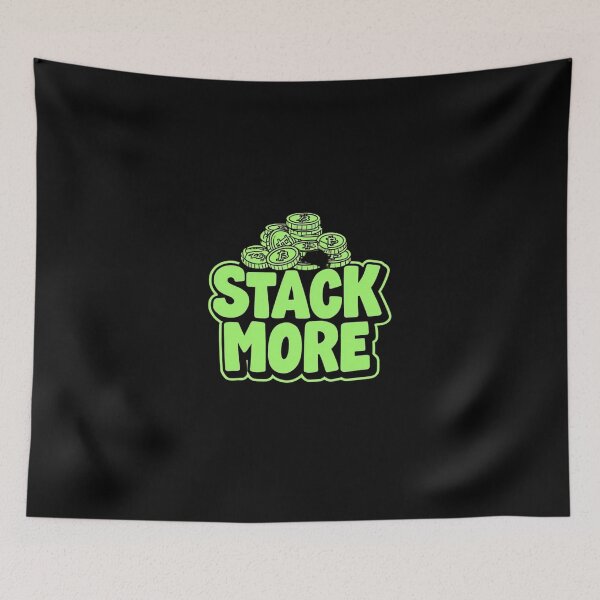 Item preview, Bitcoin Stack More Graffiti Design designed and sold by RadDeck.