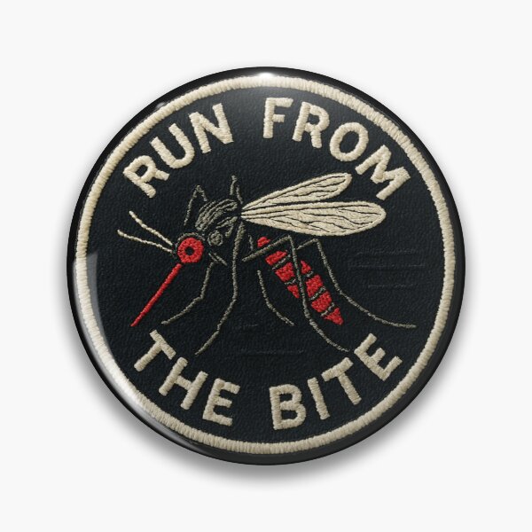 Item preview, Mosquito patch designed and sold by Broken Antler Designs .