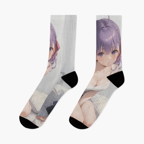 Item preview, Sakura Matou Fate Stay Night Anime Girl Casual Bedroom Outfit designed and sold by SubtextandSass.