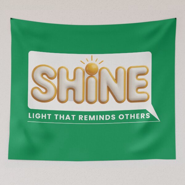 Item preview,  Shine - light "Shine!" Sticker- Retro Classic T-Shirt designed and sold by freshwear design.