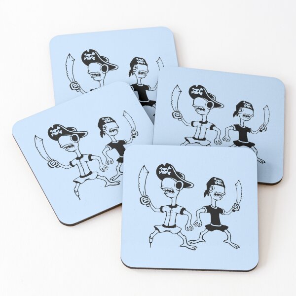 Item preview, 2 Dino Pirate Sailor Crew Captain Buccaneer Sword Team designed and sold by shirt-o-mat.