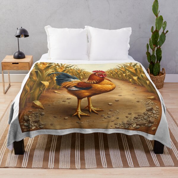 Item preview, Rustic Chicken in Pastoral Scene designed and sold by sharon1210.