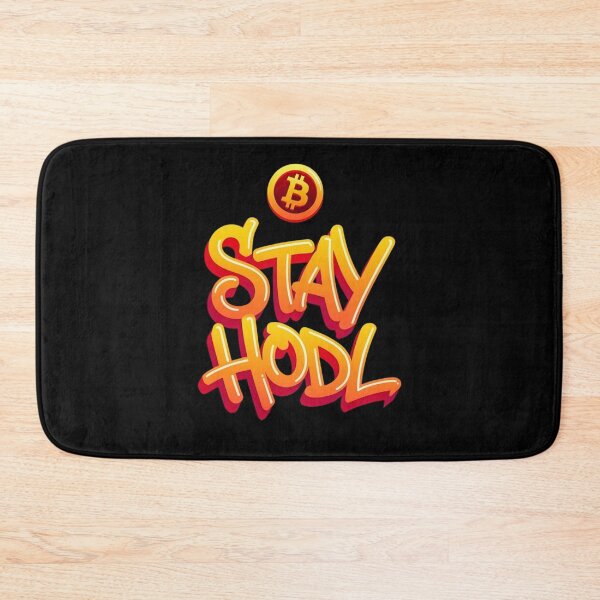 Artikelvorschau, Bitcoin Stay Hodl Graffiti-Design entworfen und verkauft von RadDeck.