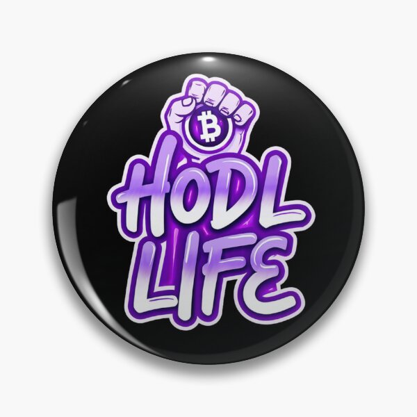 Item preview, Bitcoin Hodl Life Graffiti Sticker designed and sold by RadDeck.