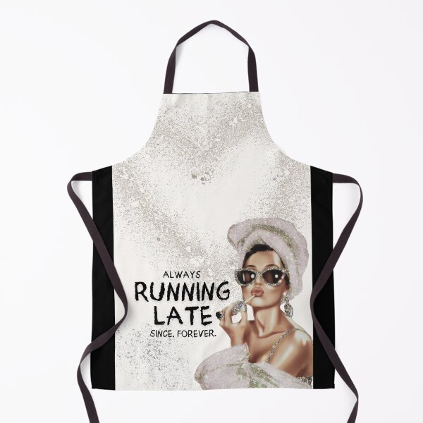 Item preview, Always Running Late Since Forever - Cute Girly Quote designed and sold by SaltedBeachPaperie.