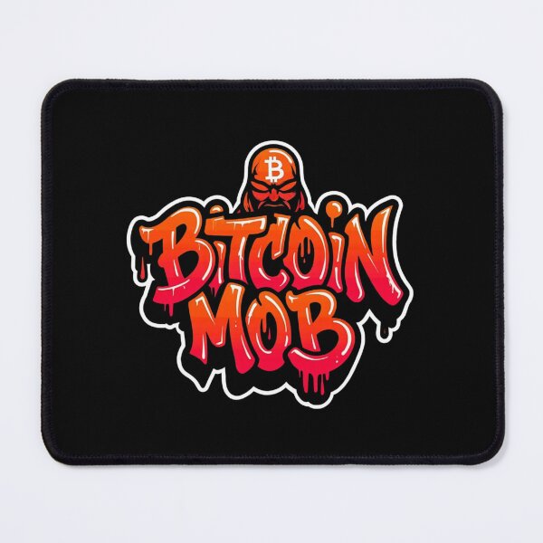 Item preview, Bitcoin Mob Graffiti Sticker Design designed and sold by RadDeck.