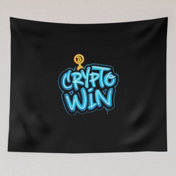 Item preview, Bitcoin Crypto Win Graffiti Artwork designed and sold by RadDeck.
