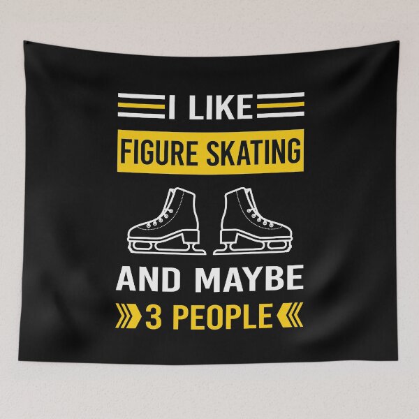 Item preview, I Like 3 People Figure Skating Skate Skater designed and sold by xaviajames9.