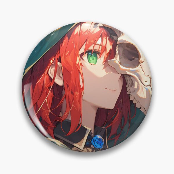 Item preview, The Chise Hatori Ancient Magus Bride Anime Gentle Skull Mage Red Hair designed and sold by SubtextandSass.