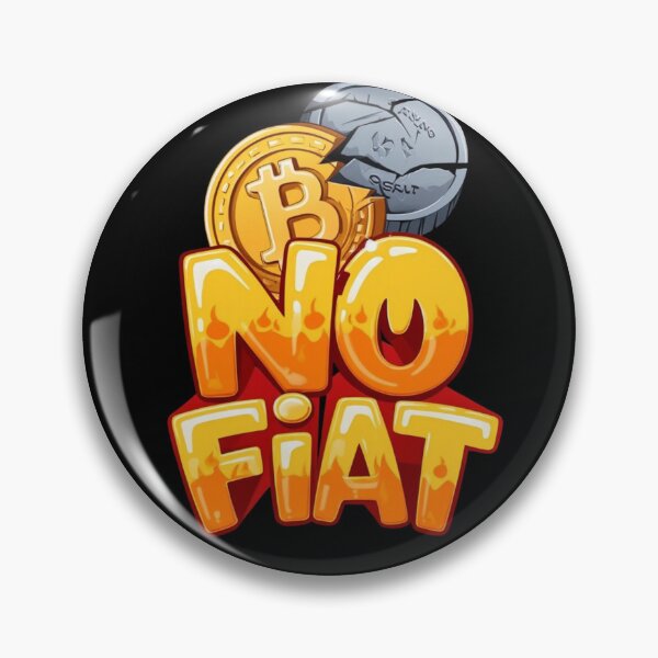 Item preview, Bitcoin No Fiat Graffiti Sticker designed and sold by RadDeck.