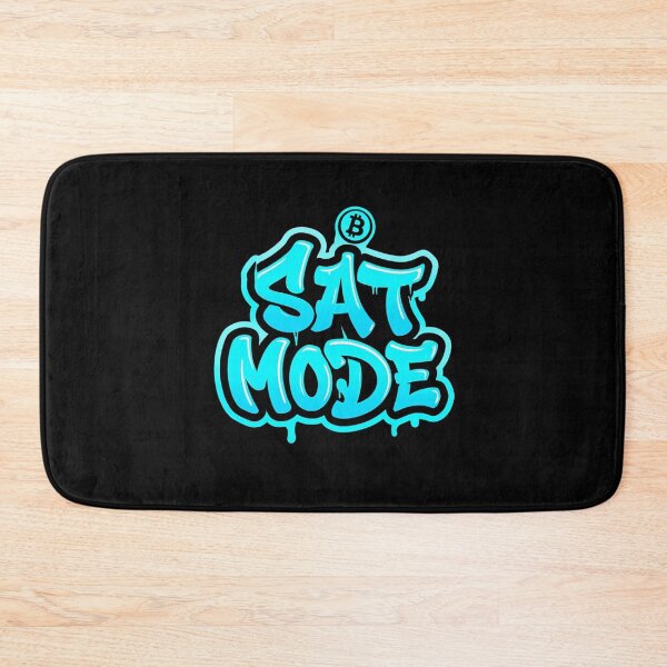 Item preview, Bitcoin Sat Mode Graffiti Artwork designed and sold by RadDeck.