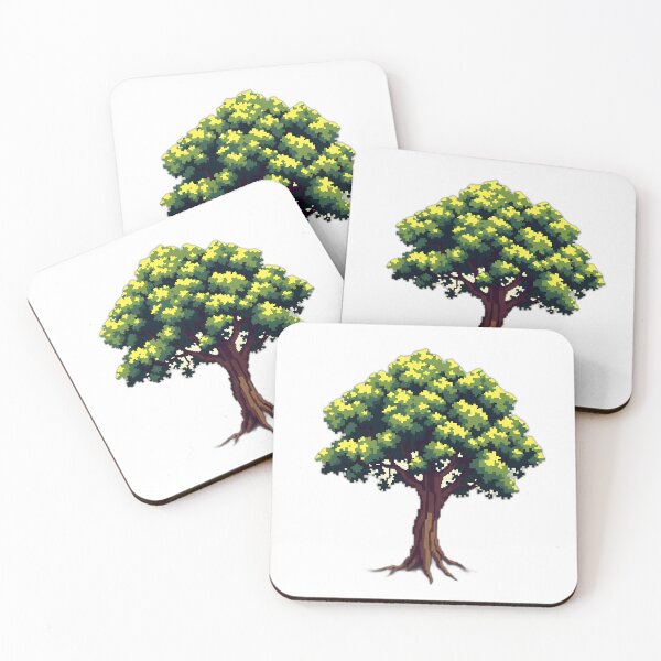 Artikelvorschau, Pixel Art Retro Baum entworfen und verkauft von sharon1210.