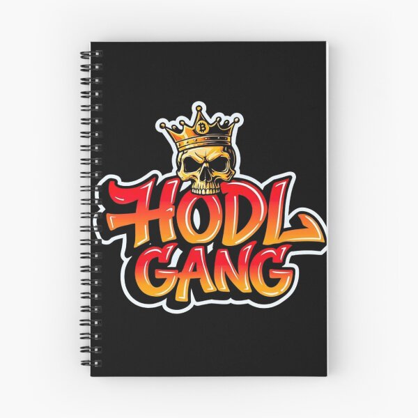 Artikelvorschau, Bitcoin Hodl Gang Graffiti Artwork entworfen und verkauft von RadDeck.