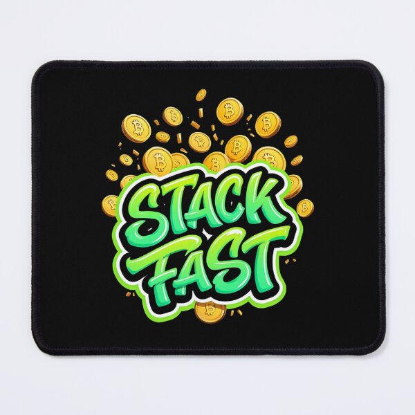 Item preview, Bitcoin Stack Fast Graffiti Design designed and sold by RadDeck.
