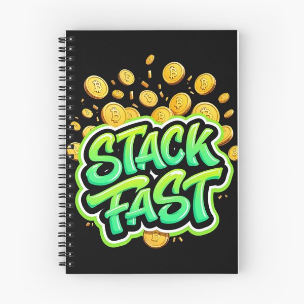 Item preview, Bitcoin Stack Fast Graffiti Design designed and sold by RadDeck.