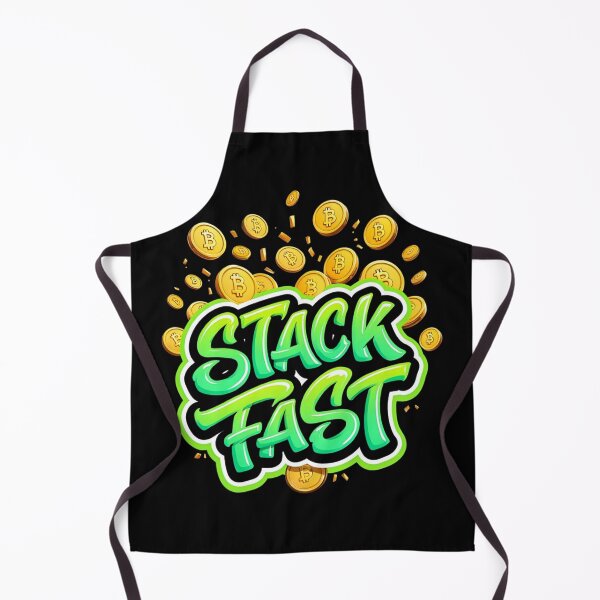 Item preview, Bitcoin Stack Fast Graffiti Design designed and sold by RadDeck.