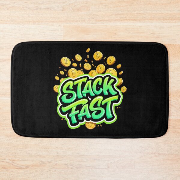 Item preview, Bitcoin Stack Fast Graffiti Design designed and sold by RadDeck.
