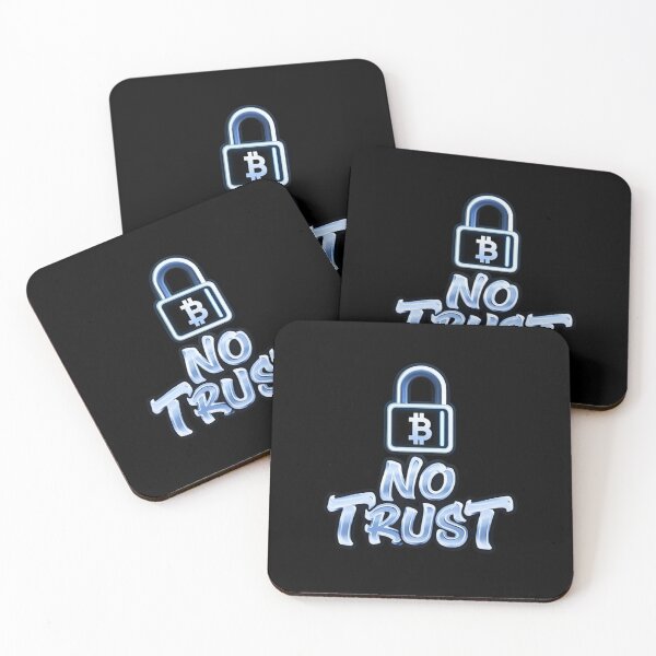 Item preview, Bitcoin No Trust Graffiti Sticker designed and sold by RadDeck.