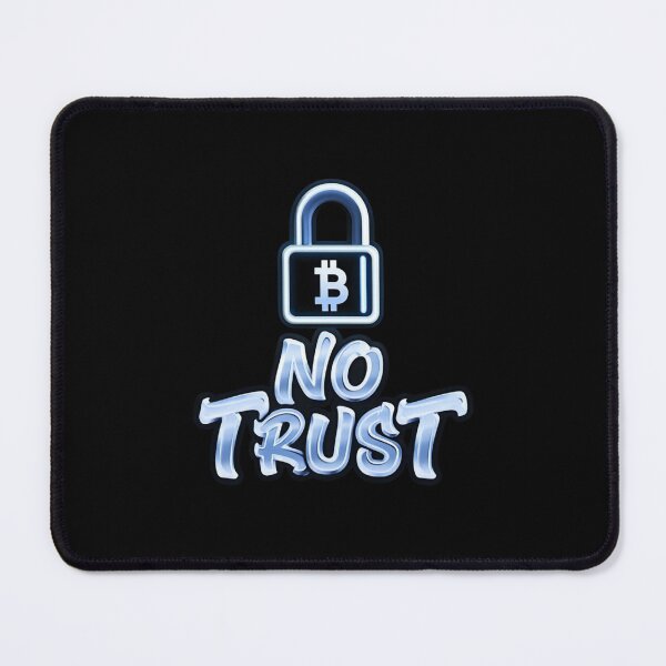 Item preview, Bitcoin No Trust Graffiti Sticker designed and sold by RadDeck.