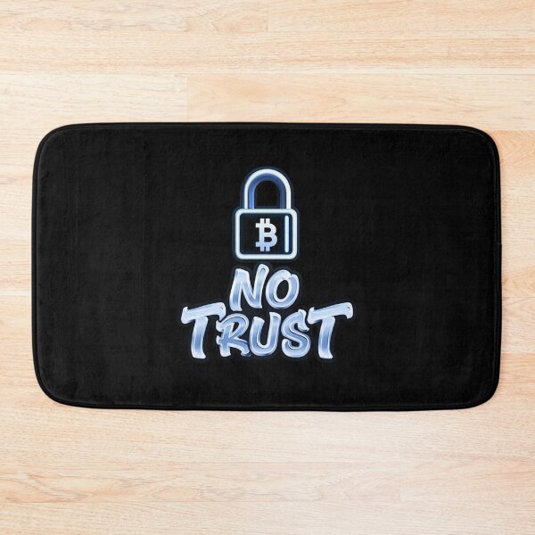 Item preview, Bitcoin No Trust Graffiti Sticker designed and sold by RadDeck.