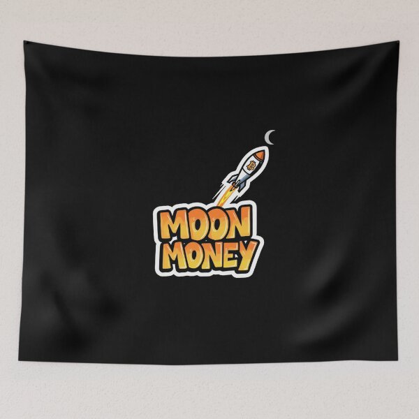 Item preview, Bitcoin Moon Money Graffiti Artwork designed and sold by RadDeck.