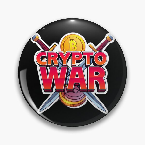 Item preview, Bitcoin Crypto War Graffiti Sticker designed and sold by RadDeck.