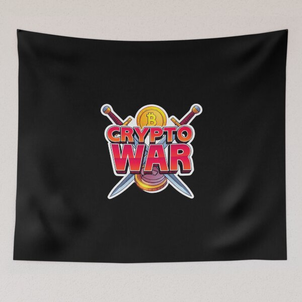 Item preview, Bitcoin Crypto War Graffiti Sticker designed and sold by RadDeck.