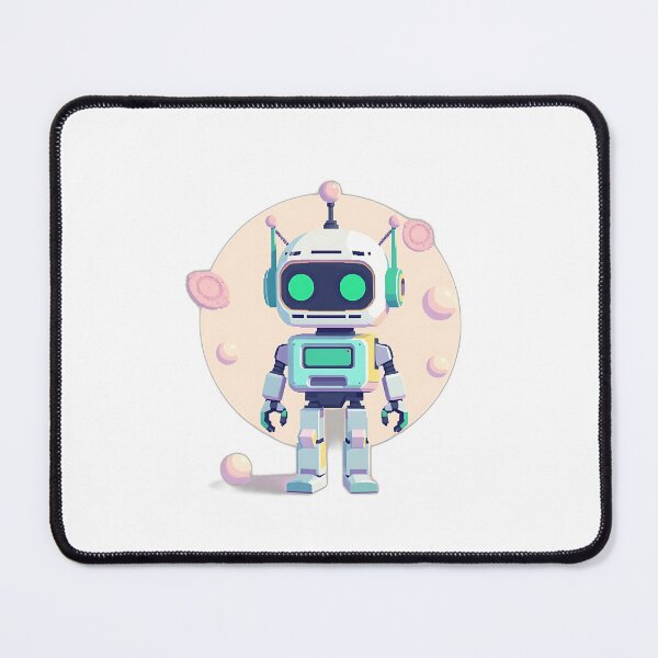 Item preview, Pastel Retro Pixel Art Robot designed and sold by sharon1210.