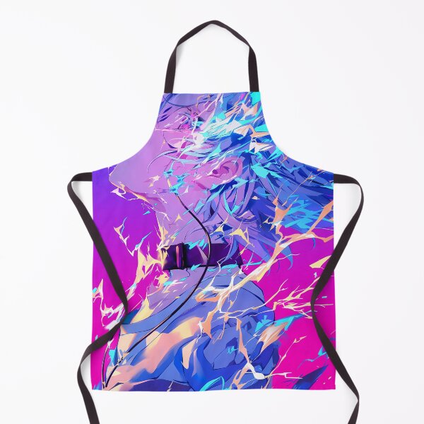 Item preview, Accelerator A Certain Anime Style Boy Blue Hair Neon Energy Music Abstract Art designed and sold by SubtextandSass.