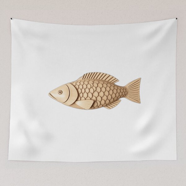Item preview, Pine Wood Fish Sculpture designed and sold by sharon1210.