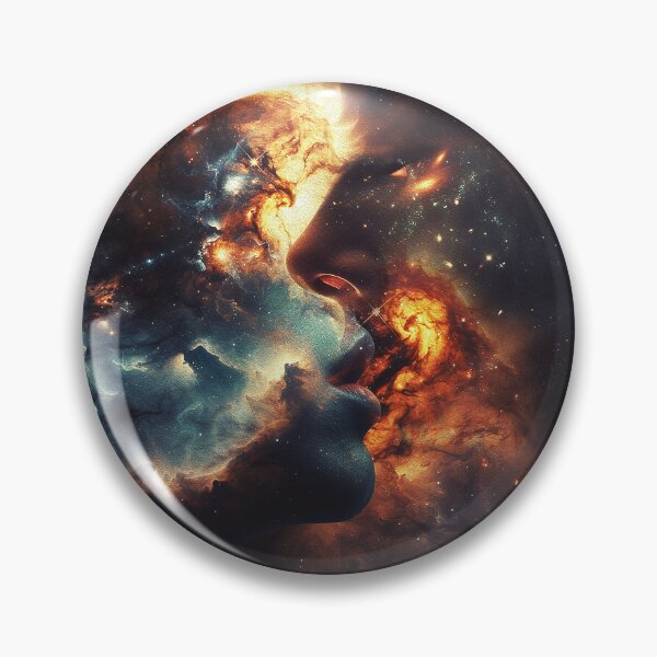 Item preview, Eternal Embrace of Surreal Cosmic Lovers in the Universe designed and sold by TheDezignKitchen.