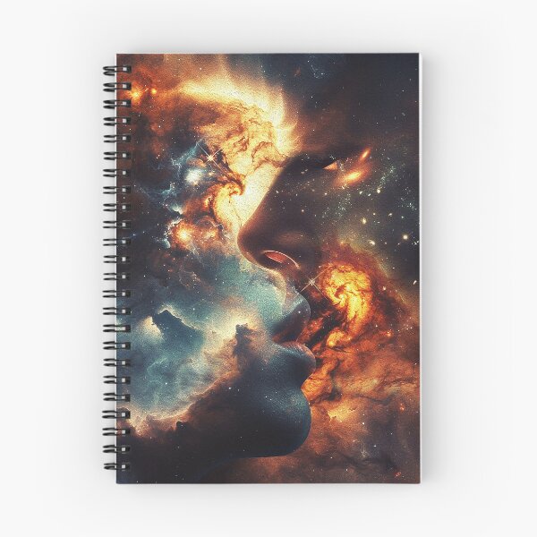 Item preview, Eternal Embrace of Surreal Cosmic Lovers in the Universe designed and sold by TheDezignKitchen.