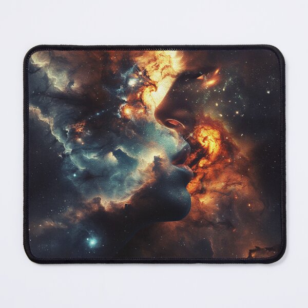 Item preview, Eternal Embrace of Surreal Cosmic Lovers in the Universe designed and sold by TheDezignKitchen.