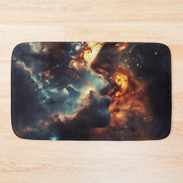 Item preview, Eternal Embrace of Surreal Cosmic Lovers in the Universe designed and sold by TheDezignKitchen.
