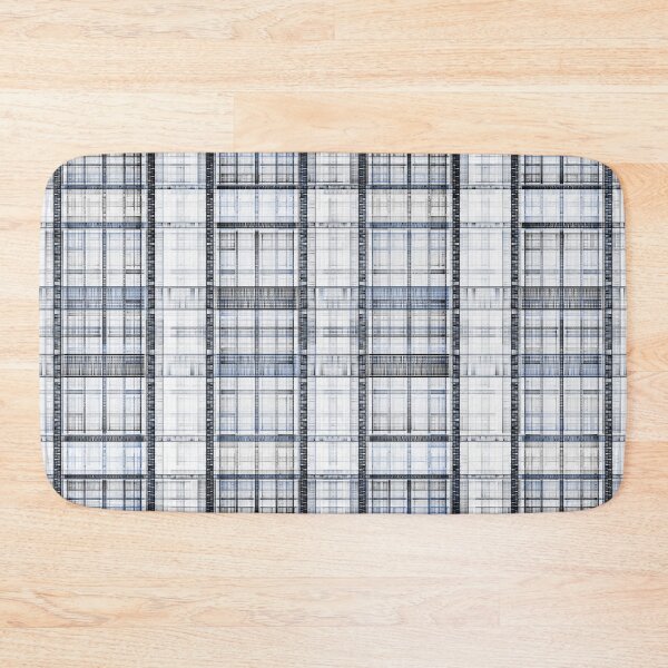 Item preview, Construction Composite (Blue on Black) designed and sold by fractdaladesign.